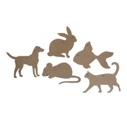 ZESTAW KSZTAŁTÓW TEKTUROWYCH PETS  .