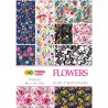 BLOK Z MOTYWAMI A4/15 FLOWERS HAPPY.