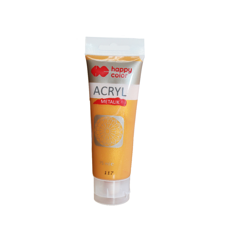 FARBA AKRYLOWA 75ml FLORENCKIE ZŁOTO 117