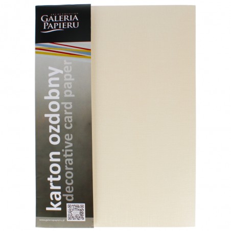KARTON OZDOBNY HOLLAND KREMOWY A4/20 230g  .