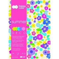 BLOK DECO A4/20/170g SUMMER...