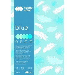 BLOK DECO A4/20/170g BLUE   .