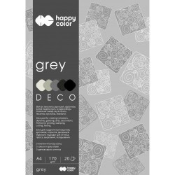 BLOK DECO A4/20/170g GREY...