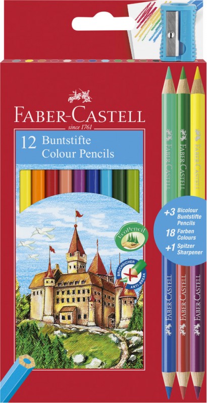 KREDKI FABER CASTELL ZAMEK 12+3 110312  .