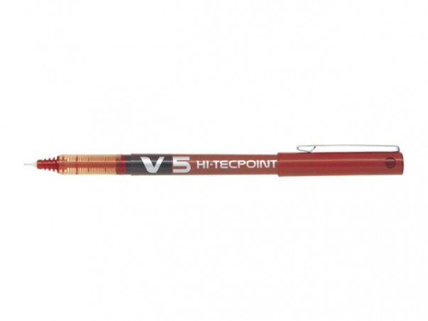 CIENKOPIS PILOT V5 CZERWONY  .