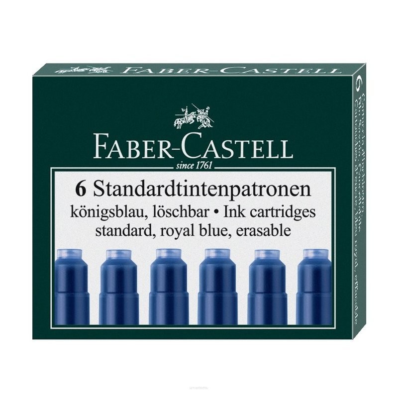 NABOJE FABER CASTELL NIEBIESKIE a'6  .
