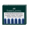 NABOJE FABER CASTELL NIEBIESKIE a'6  .