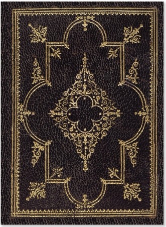 NOTATNIK SZYTY PETER PAUPER OBSYDIAN   .