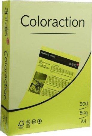 PAPIER KOL.A4 ŻÓŁTY NEON IBIZA  .