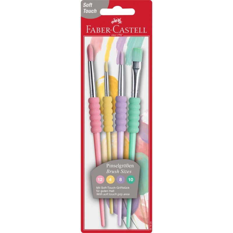 PĘDZLE FABER CASTELL a'4  PASTEL.