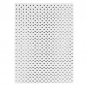 KARTON OZD. METALICZNE KROPKI SREBRN A4/10 190g  .