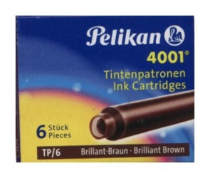 NABOJE PELIKAN a'6 BRĄZOWE  .