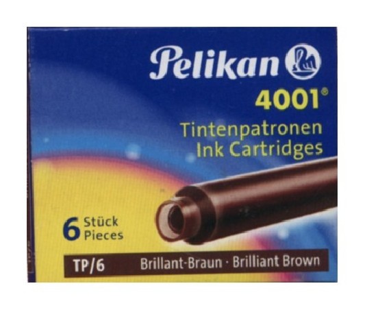 NABOJE PELIKAN a'6 BRĄZOWE  .