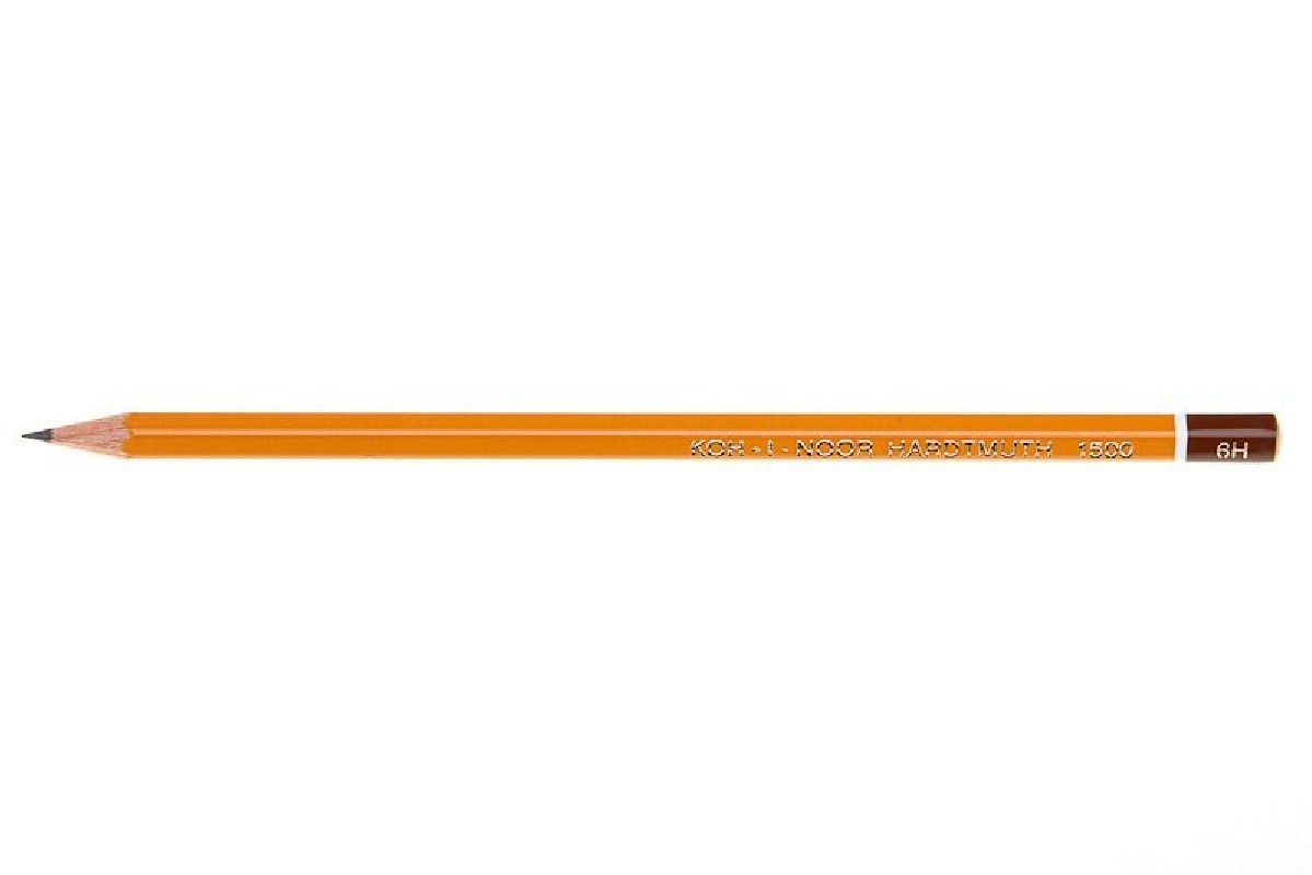 OŁÓWEK TECH.KOH-I-NOOR ŻÓŁTY 1500 6H   .