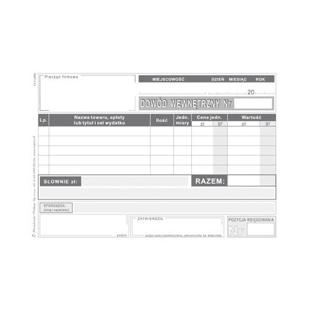 DOWÓD WEWNĘTRZNY A6 K13  .