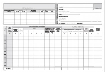 KARTY PRZYCHODÓW PRAC.A4 K11-H  .