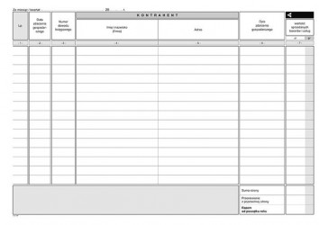 KSIĘGA PRZYCHODÓW I ROZ.A4 K1  .  NOWA