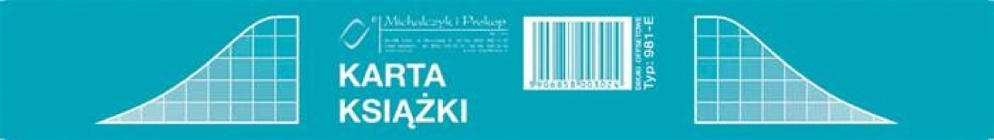 KARTA KSIĄŻKI 981-E 50ark.  .