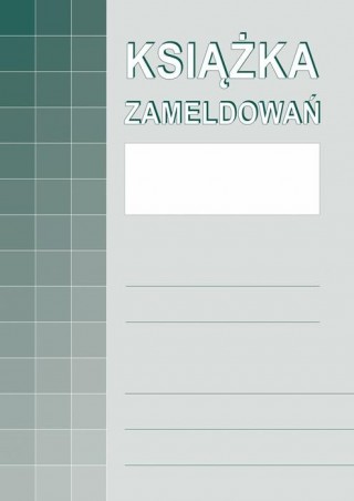 KSIĄŻKA ZAMELDOWAŃ A4 830-1  .