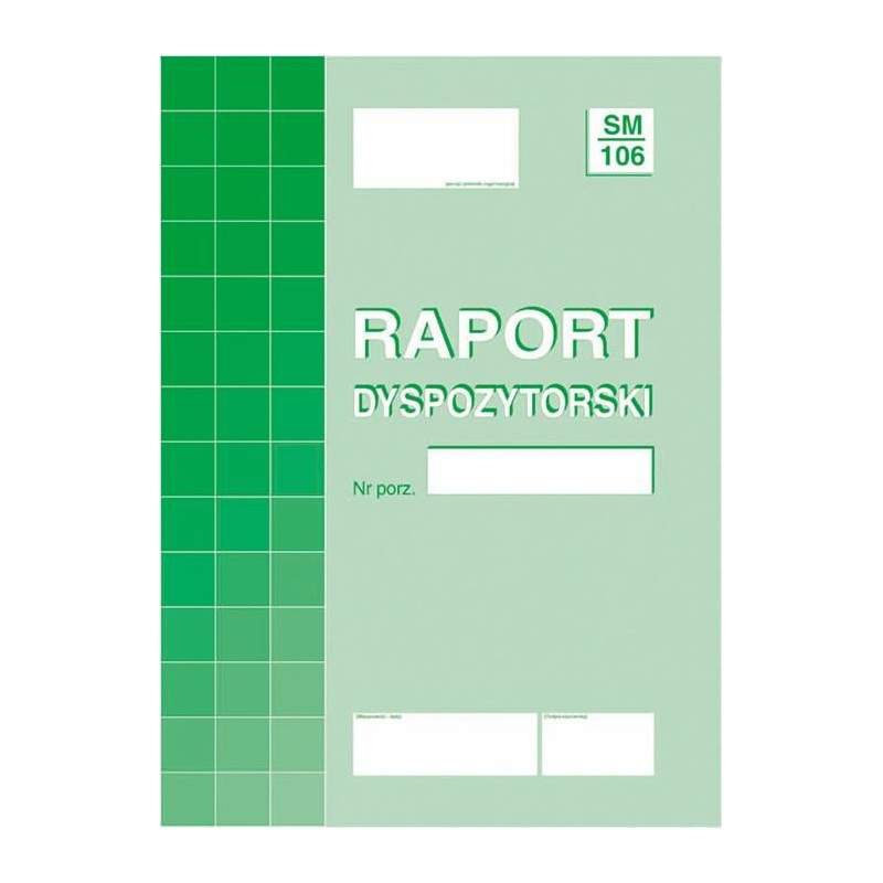 RAPORT DYSPOZYTORA A4 M804-1  .