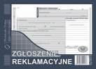 ZGŁOSZENIE REKLAMACYJNE A5 601-3  .