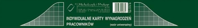 INDYWID. KARTA WYNAGRODZEŃ 515-B  . 2018