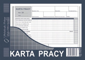 KARTA PRACY 512-3 40ark...