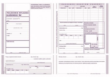 POLECENIE WYJAZDU SŁUŻBOWEGO 505-3  .