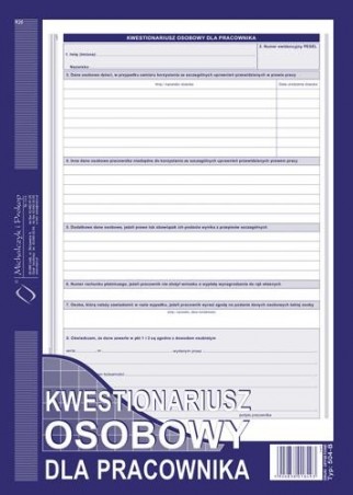 KWESTION.OSOB.DLA PRACOWNIKA 504-B1  .