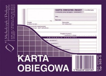 KARTA OBIEGOWA 503-5  .