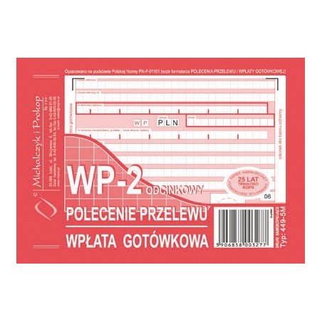 POLECENIE PRZEL.445-5 4 ODC.  .