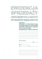 EWIDENCJA SPRZED.ZWOL.Z AKCYZY WYR.WĘGL. 305-1  .