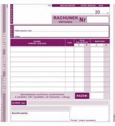 RACHUNEK 230-4 2/3 A5 1+1  .