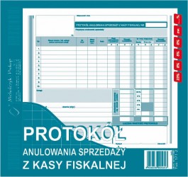 PROTOKÓŁ ANUL. Z KASY...