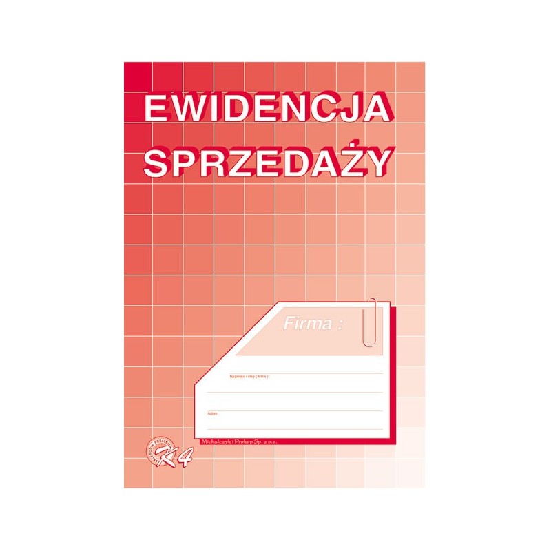 EWIDENCJA SPRZEDAŻY A5 K4  .