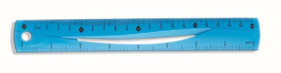 LINIJKA 20cm TETIS ELASTYCZNA BL020  .